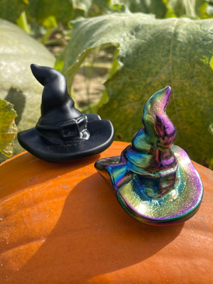 Witch Hat Crystal Carving