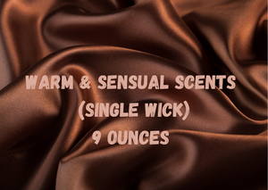 Single Wick, 7oz Candles (Warm & Sensual)