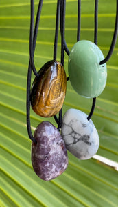 Gemstone Pendant with Necklace