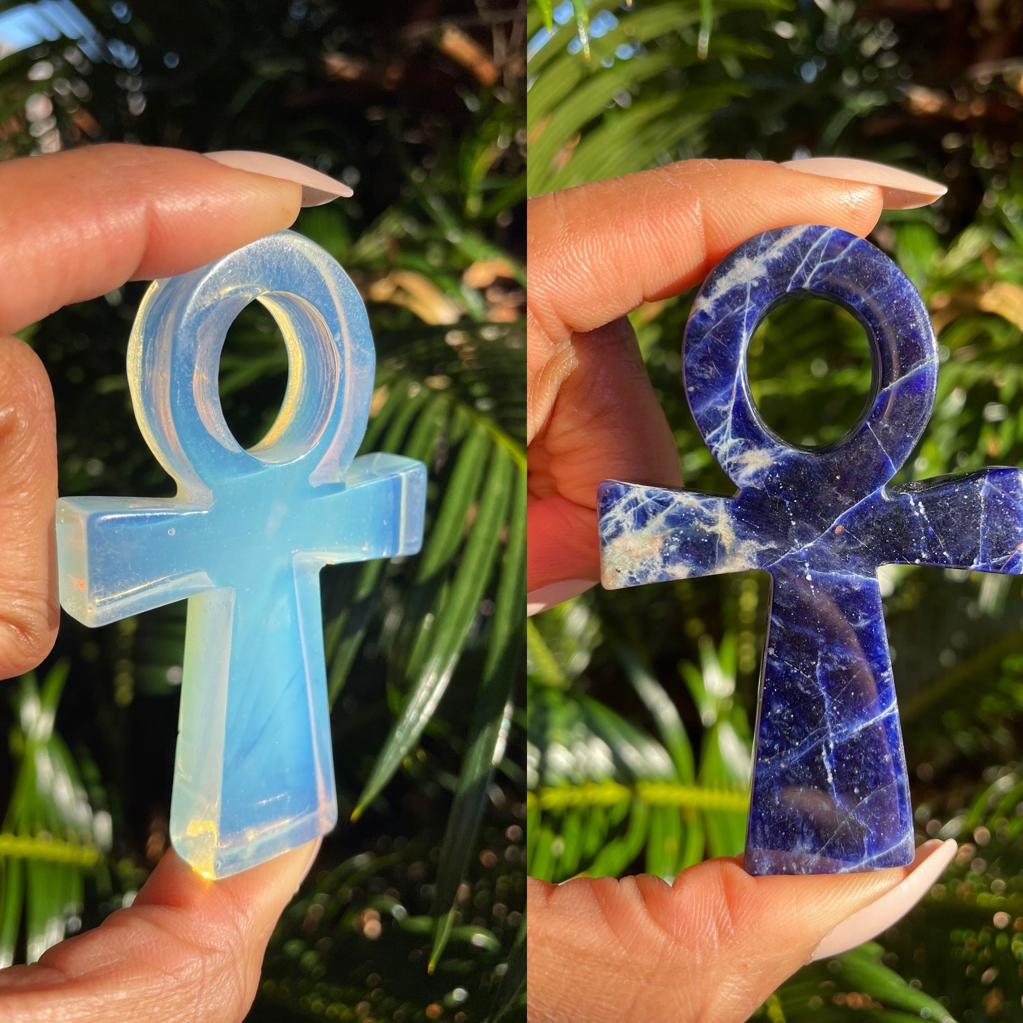 Ankh, Crystal Carvings