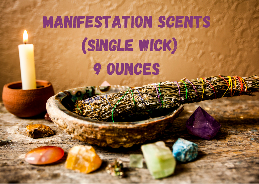 Single wick, 7oz Candles (Manifestation Scents)