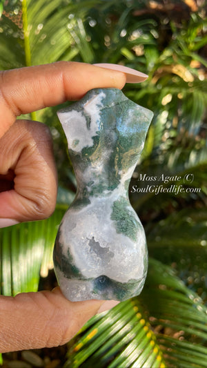 Divine Goddess Crystal Carvings