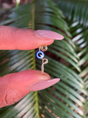 Evil Eye Nose Cuff, Clip On Ring